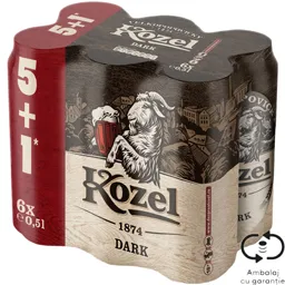Bere Dark 5+1 x 0.5L