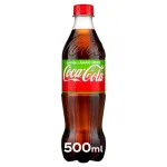Bautura carbogazoasa Coca-Cola cu agust de lamaie verde, 0.5 l