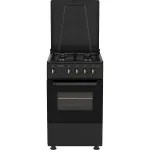 Aragaz VORTEX VAG5050BK02K, 4 arzatoare, Gaz, L 50 cm, negru