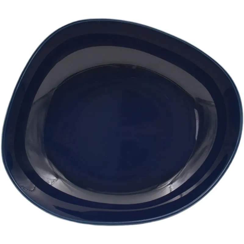Farfurie adanca Apulum, portelan, 19.5 cm, cobalt