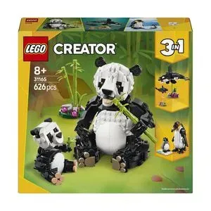 LEGO Creator 3 in 1 - Animale salbatice: Familia de ursi panda 31165, 626 piese
