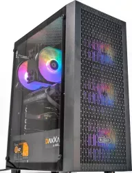 PC Gaming DiaxXa Powered by AMD Ryzen 7 5700X 16GB DDR4 SSD 1TB AMD Radeon RX 9060 XT 8GB GDDR6 128 bit