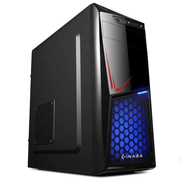 Sistem Desktop PC Gaming MasterWar - Procesor SIX-Core™® Ryzen5-3600 la 4.2Ghz TURBO, 16GB RAM DDR4, 1000GB SSD, VIDEO 4GB GDDR5 Radeon R7