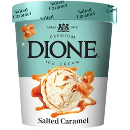 Inghetata de vanilie, caramel sarat si bucati de caramel 376g