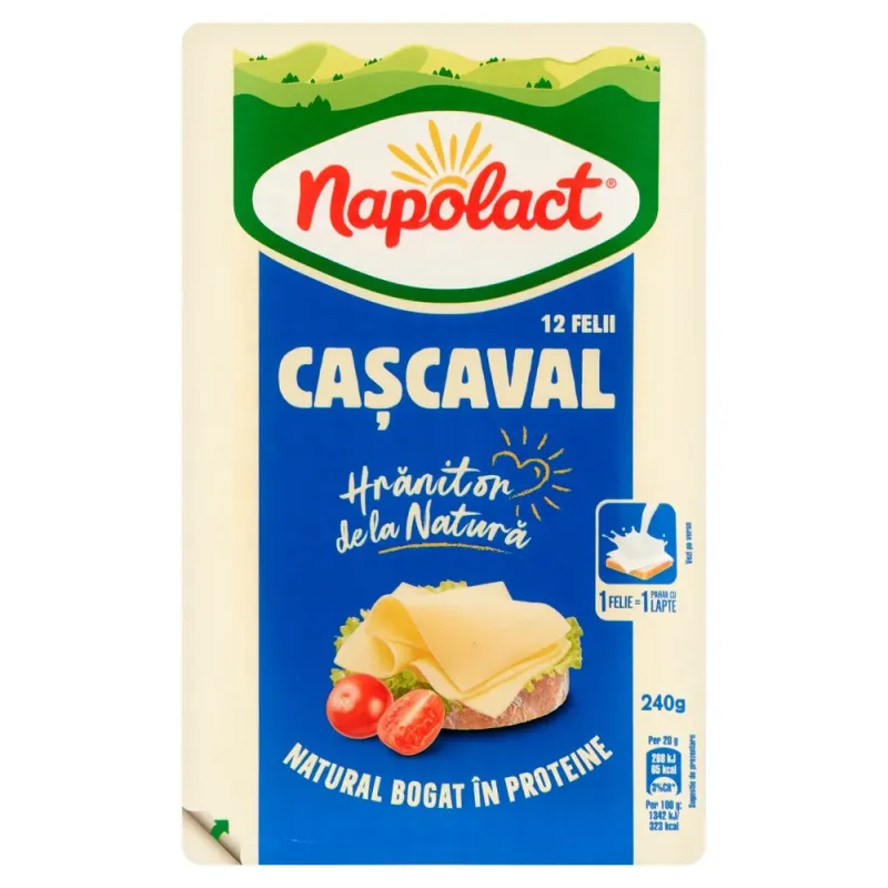 Cascaval felii Napolact, 240 g