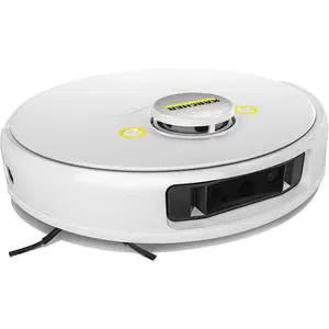 Aspirator robot KARCHER RCV 5, 0.3l, 14.4V, autonomie max 120 min, Wi-Fi, Navigare Lidar, alb-argintiu