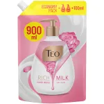 Rezerva sapun lichid Teo Rich Milk Soft Care, 900 ml