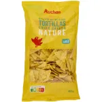 Tortilla chips cu sare Auchan, 400 g