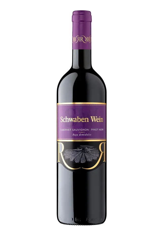 Vin rosu demidulce Schwaben Wein, Cabernet Sauvignon si Pinot Noir, 0.75 l