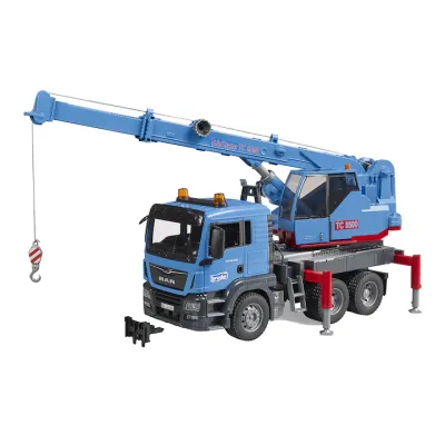 Camion Bruder - Man TGS, cu macara, 1:16