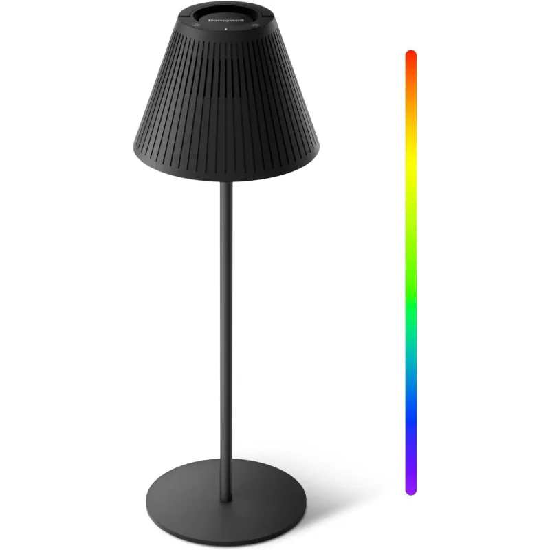 Lampa de masa LED reincarcabila, 4 culori, 9 RGB, metal, fara fir, 5200 mA