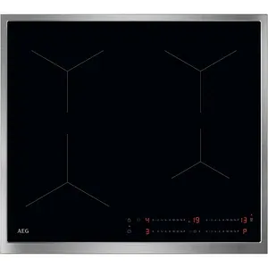Plita incorporabila AEG TO64IA0FXB, Inductie, 4 arzatoare, Touch Control, negru