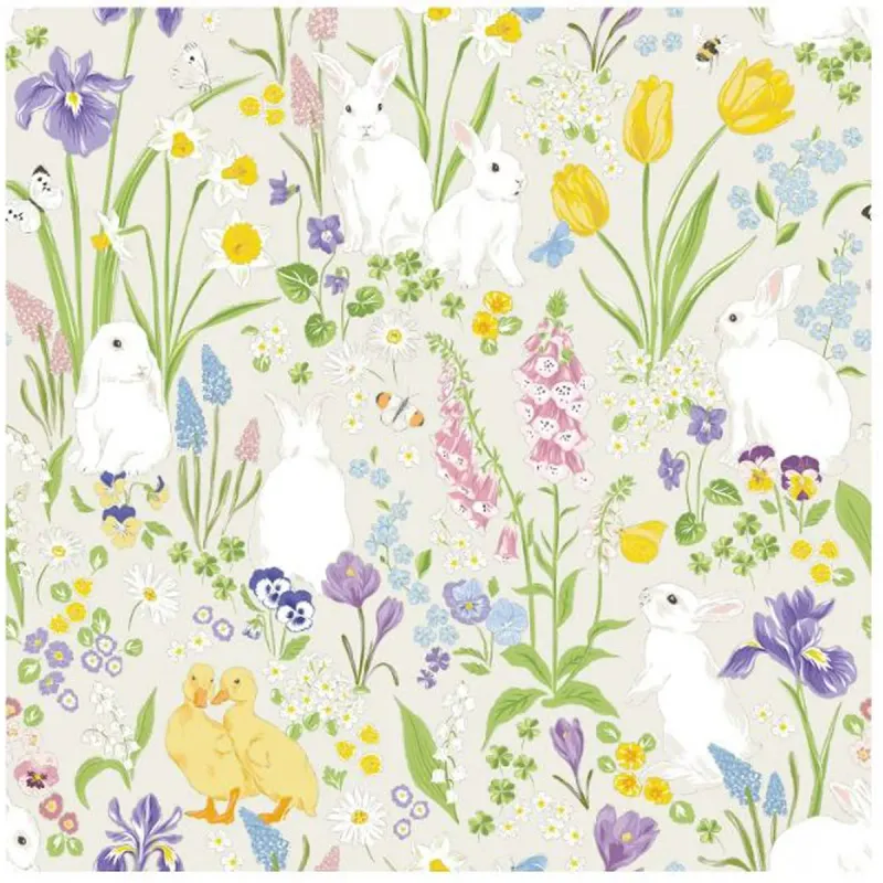 Set servetele de masa Actuel Bucolic Animals, 20 bucati, 3 straturi