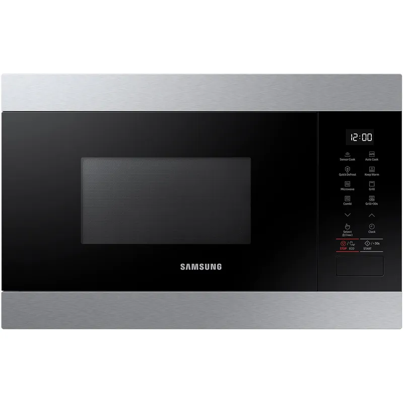 Cuptor cu microunde incorporabil Heinner HMW-25BIGBK, 25 L, 900 W, Grill, Control touch, Display LCD, Sticla Neagra