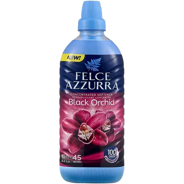 Balsam de rufe concentrat Felce Azzurra Black Orchid, 45 spalari, 900 ml