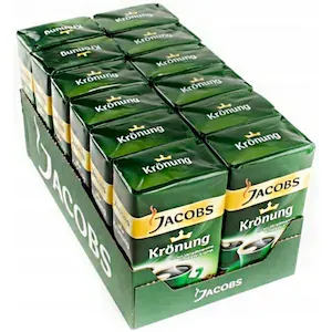 Set 12 x cafea macinata Jacobs Kronung, 500 g