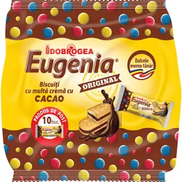 Biscuiti cu crema cu cacao 10x36g