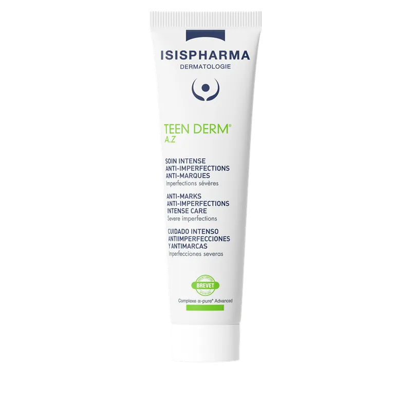 Crema de fata pentru imperfectiuni Teen Derm AZ, 30 ml, Isispharma