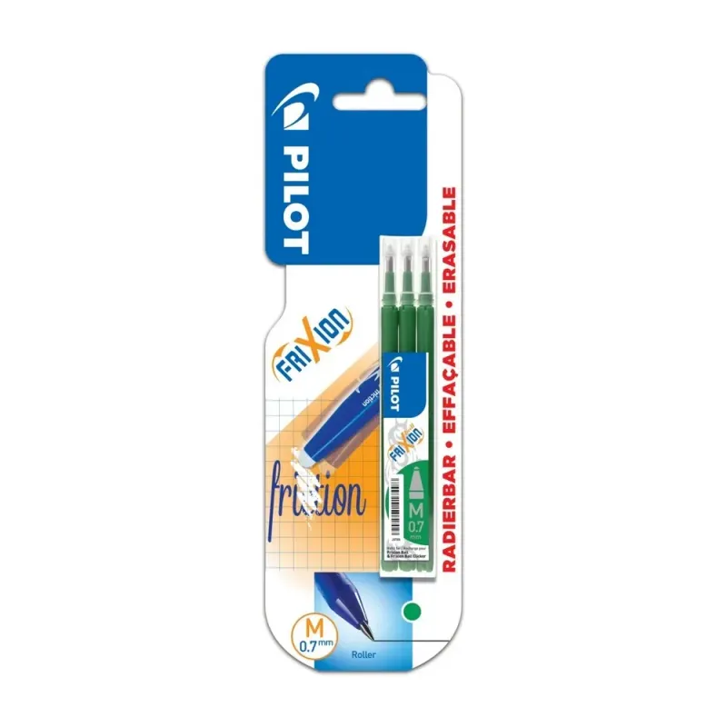 Set 3 Rezerve Roller Pilot Frixion 0.7 Mm Verde