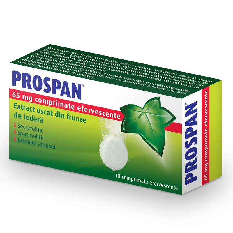 Prospan, 65 mg, 10 comprimate efervescente, Engelhard Arzne : Farmacia Tei online