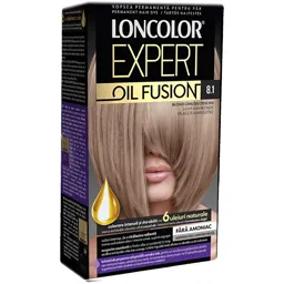 Vopsea de par permanenta fara amoniac 8.1 Blond cenusiu deschis