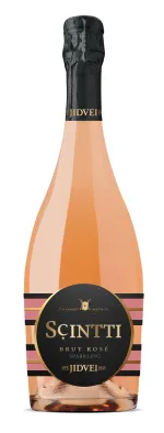 Vin spumant rose demisec Jidvei Scintti Brut, 11% alcool, 0.75 l