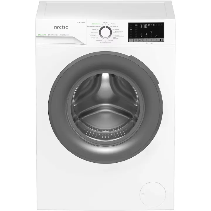 Masina de spalat rufe Arctic APLM2WFSU27211W, 7 Kg, 1200 RPM, Clasa A, Motor Silent Inverter, ExtraSteam, Steam, Child Lock, Add-In, Alb
