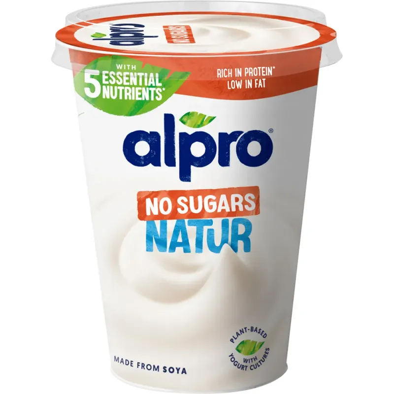 Produs fermentat din soia Alpro Natur, 400 g