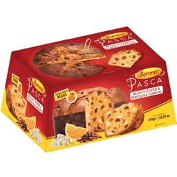 Pasca cu branza, stafide si portocale confiate 650g