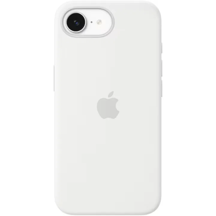 Husa de protectie Apple Silicone Case pentru iPhone 16e, White