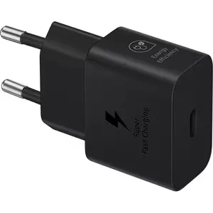 Incarcator retea SAMSUNG EP-T2510NBEGEU, 1xUSB-C Power Delivery 25W, negru