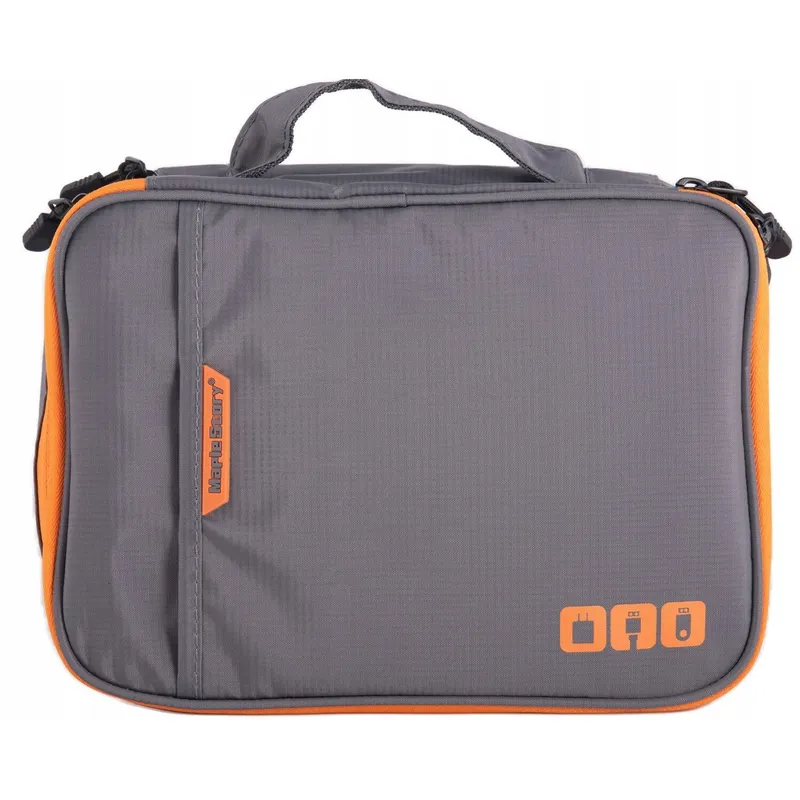 Organizer Cabluri, Wobell, Rezistent La Apa, Materiale De Cea Mai Buna Calitate, Poliester 900D, 24x18x7 cm, Portabil