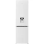 Combina frigorifica Beko RCSA406K40DWN, 386 l, Dozator apa, Usi reversibile, Iluminare LED, Termostat reglabil, Clasa E, H 202.5 cm, Alb