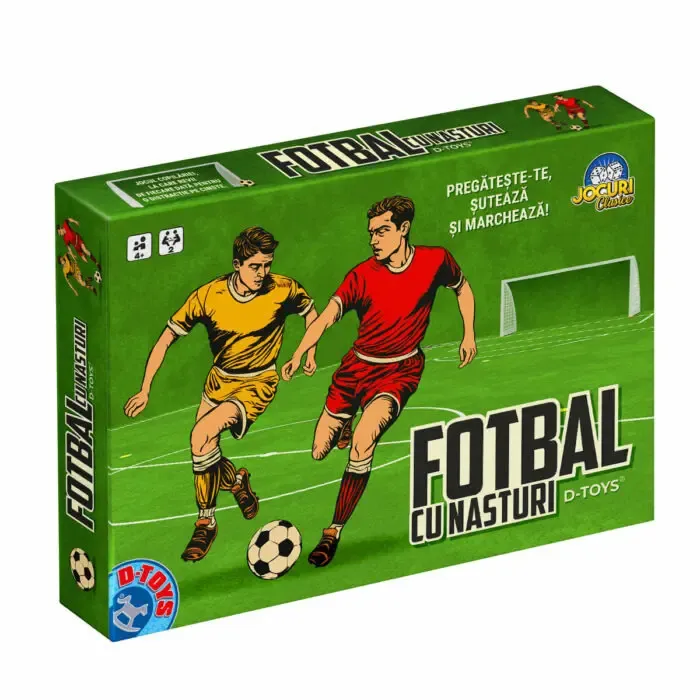 Joc de societate pentru 2 jucatori D-Toys Fotbal cu nasturi