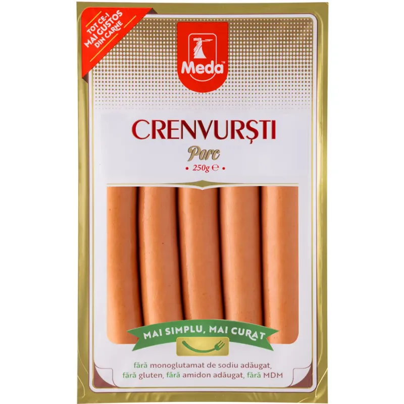Crenvursti de porc Meda, 250 g
