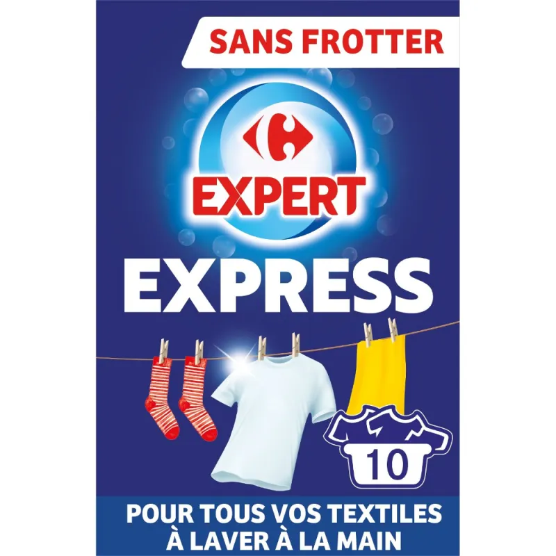 Detergent de rufe pudra manual CARREFOUR EXPERT, 450g