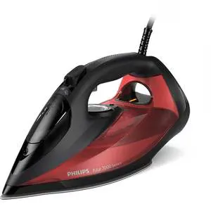 Fier de calcat PHILIPS Seria 7000 DST7022/40, 2800W, 250g/min, 300ml, talpa SteamGlide Plus, rosu-negru