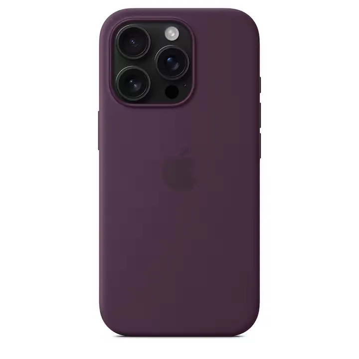 Husa de protectie Apple Silicone Case with MagSafe pentru iPhone 16 Pro - Plum