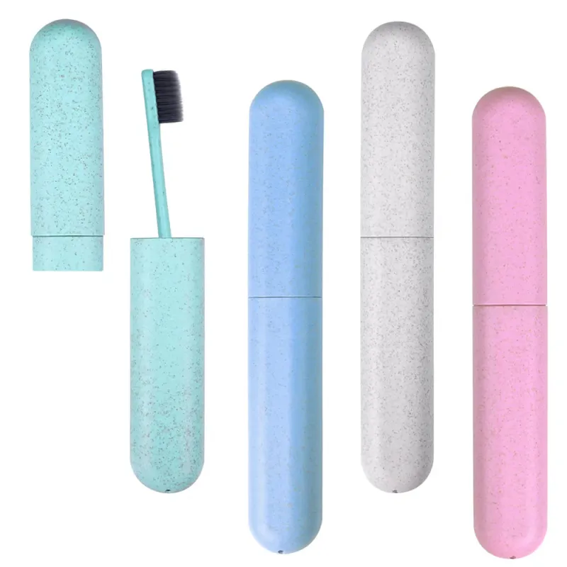 Set 4 Etui Voiaj Periute de Dinti, Multicolor, 20x3x2 cm