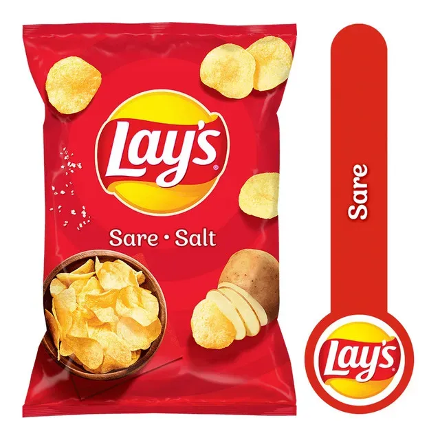 Chipsuri cu sare Lay's, 60 g