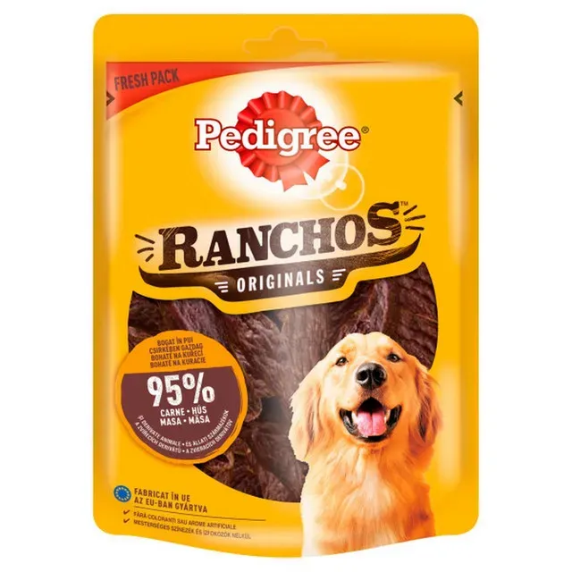 Recompense pentru caini Pedigree Ranchos, pui, 70 g