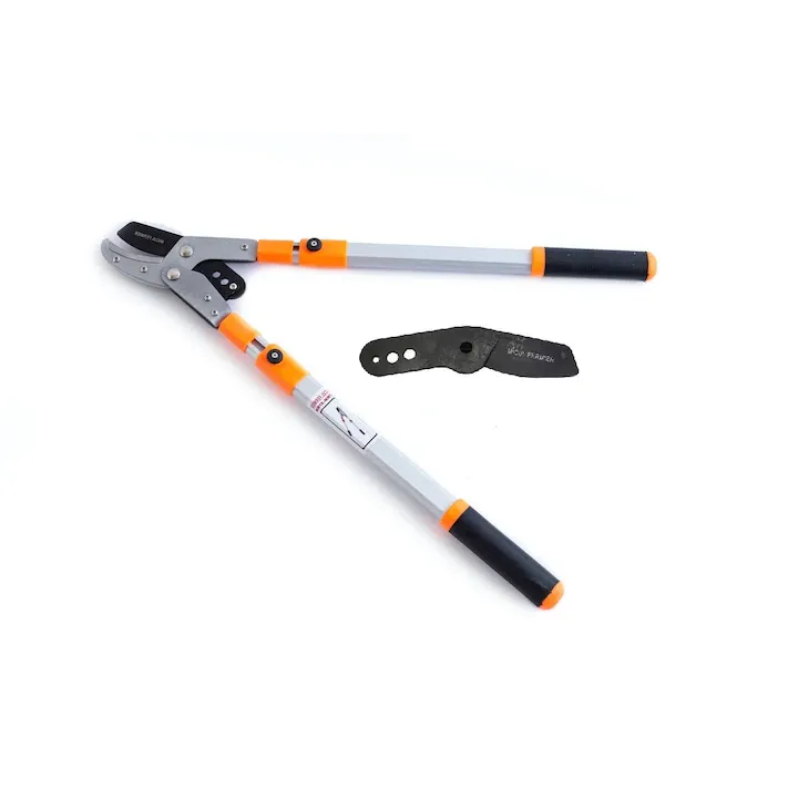 Set Foarfeca extensibila pentru taiat crengi groase, Micul Fermier + lama de rezerva