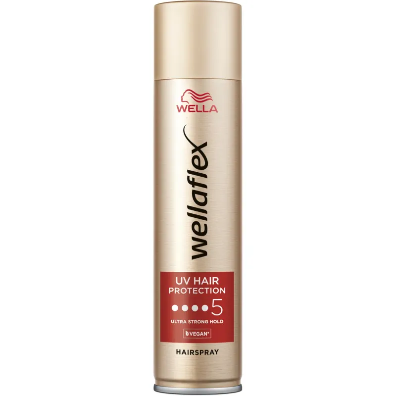Fixativ pentru par Wellaflex Heat Protection, fixare ultra puternica, 250 ml