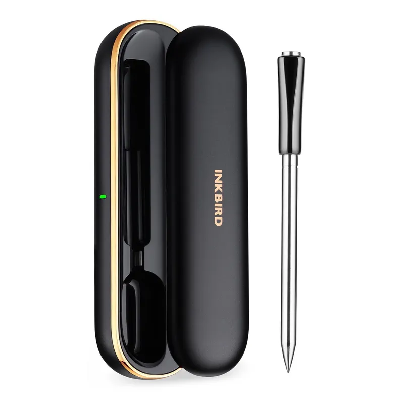 Termometru digital pentru carne, INKBIRD INT-11P-B, wireless Bluetooth 5.1, IP67, 2 senzori, set complet