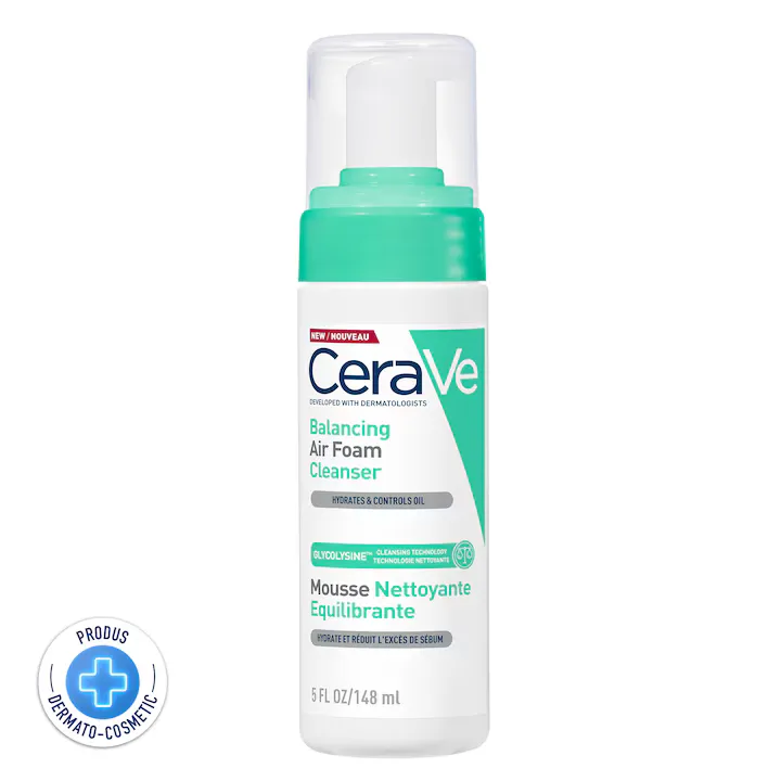 Spuma de Curatare reechilibranta CeraVe, ten normal si mixt, 148 ml