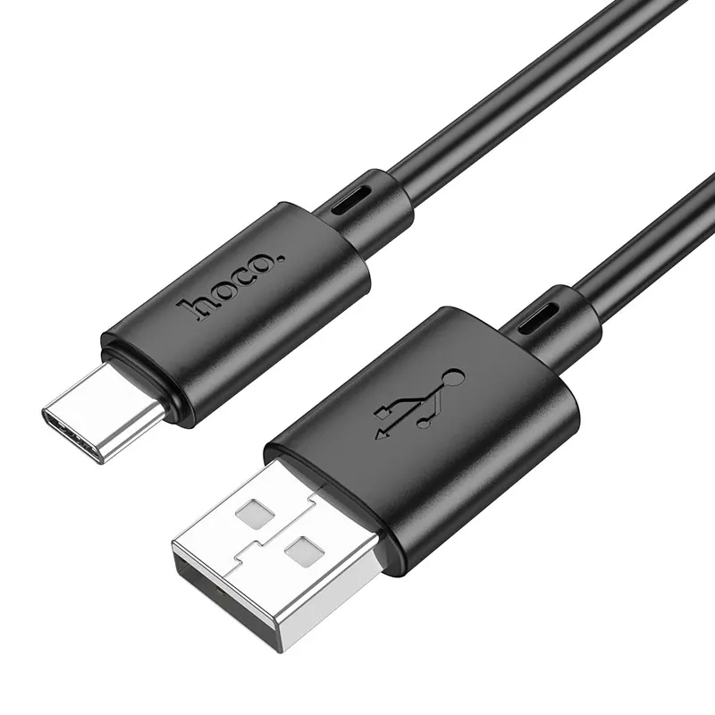 Cablu de date si incarcare Hoco X88, USB la USB-C, 3.0A, 1m, Negru