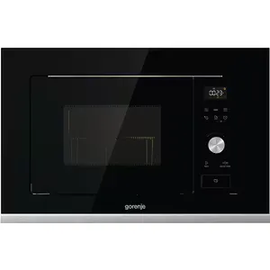 Cuptor cu microunde incorporabil GORENJE BMX201AG1BG, 20l, 800W, Grill, negru