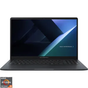 Laptop ASUS 15.6 ExpertBook BM1 BM1503CDA, FHD, Procesor AMD Ryzen™ 5 7535U (16M Cache, up to 4.55 GHz), 8GB DDR5, 512GB SSD, AMD Radeon 660M, No OS, Gentle Grey