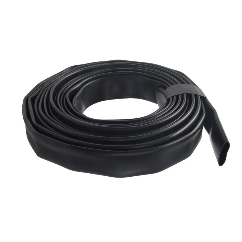 Tuburi termocontractabile, JZRO, 12.7mm, 5m, negru, raport de contractare 3:1, cu adeziv dublu perete