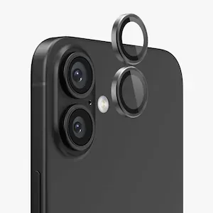 Folie Camera Daden din sticla pentru iPhone 16/16 Plus, Full Cover, Protectie Profesionala, Ultra Rezistenta, Calitate Premium, Negru